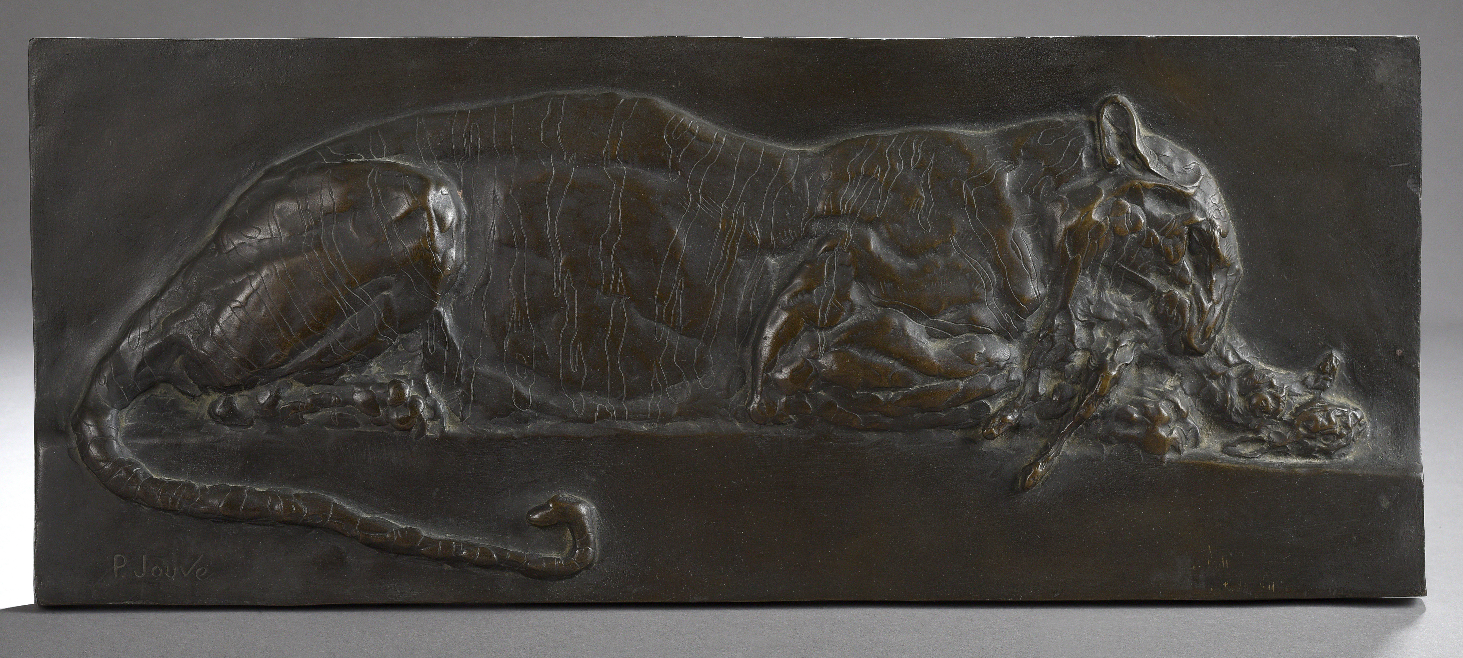 Tigre sur sa proie, 1905.